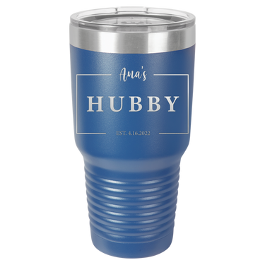 Hubby Anniversary 30oz Ringneck Tumbler